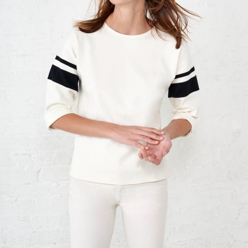 Varsity striped top